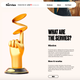 The Servie Awards homepage, complete with spinning trophy